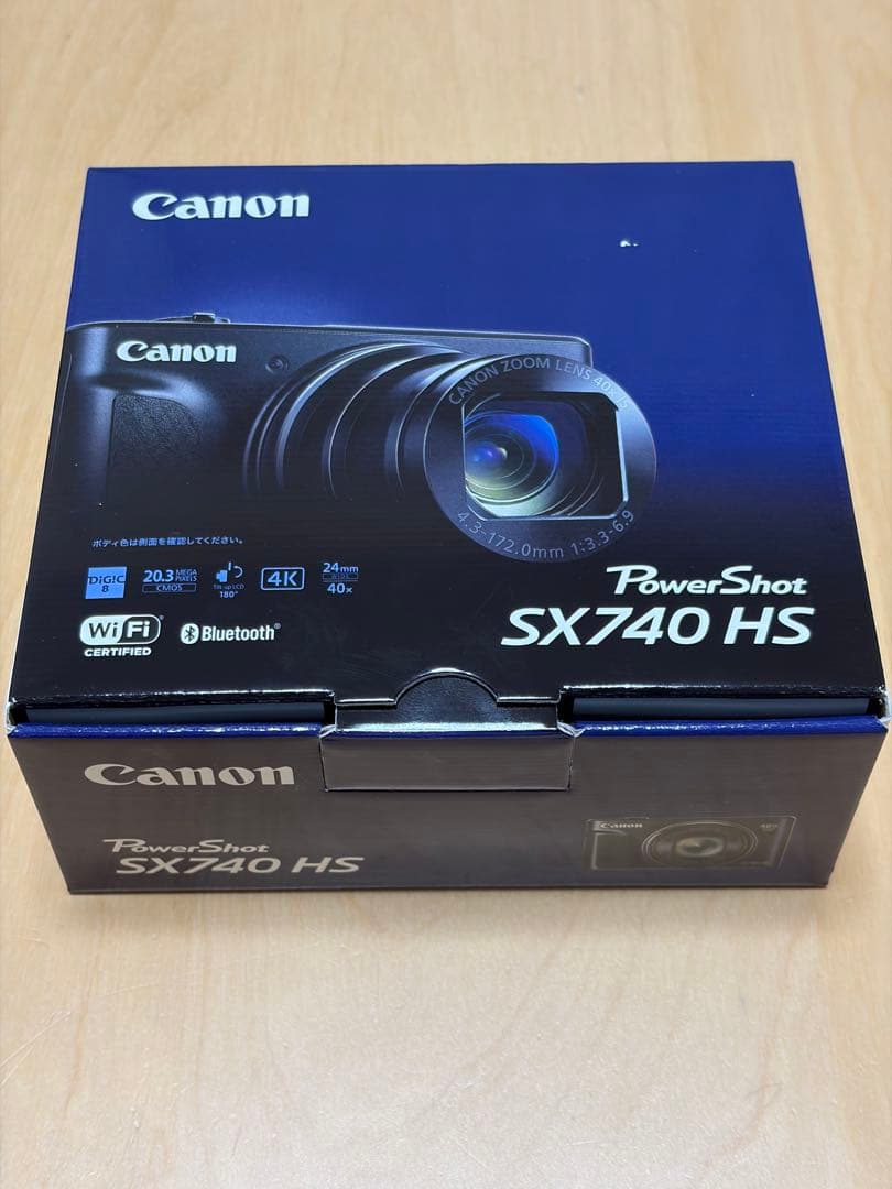 Canon PowerShot SX740 HS 本体　シルバー　新品未使用