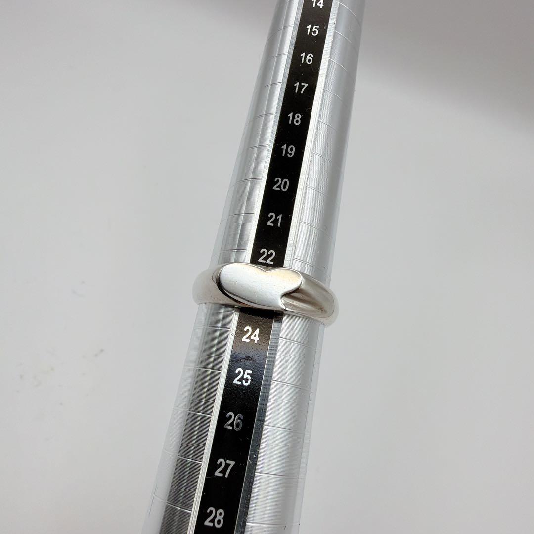 ティファニー シグネットハート シルバー925 リング 23号程度