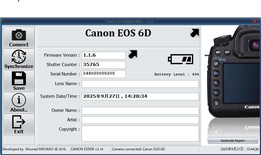 ☆ショット35765回☆Canon EOS 6D フルサイズ　＃406