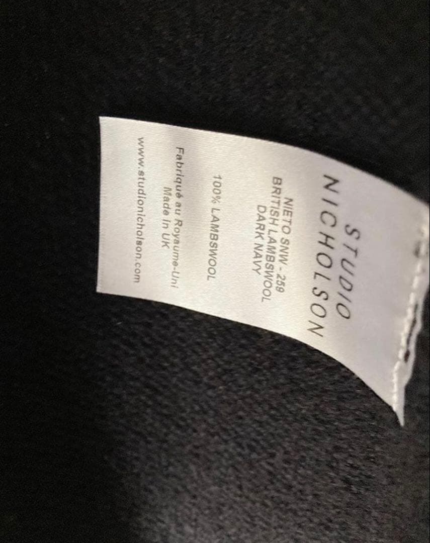 STUDIO NICHOLSON スタジオニコルソン ニット ネイビー 1