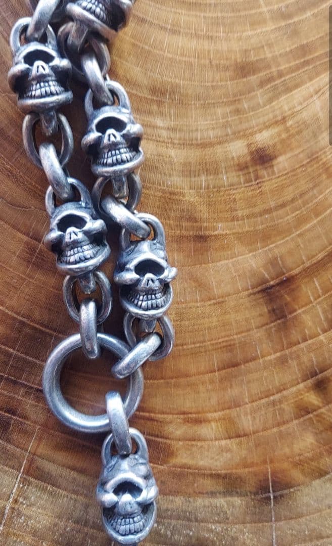 ストップライト stop light 17スカルウォレットチェーン