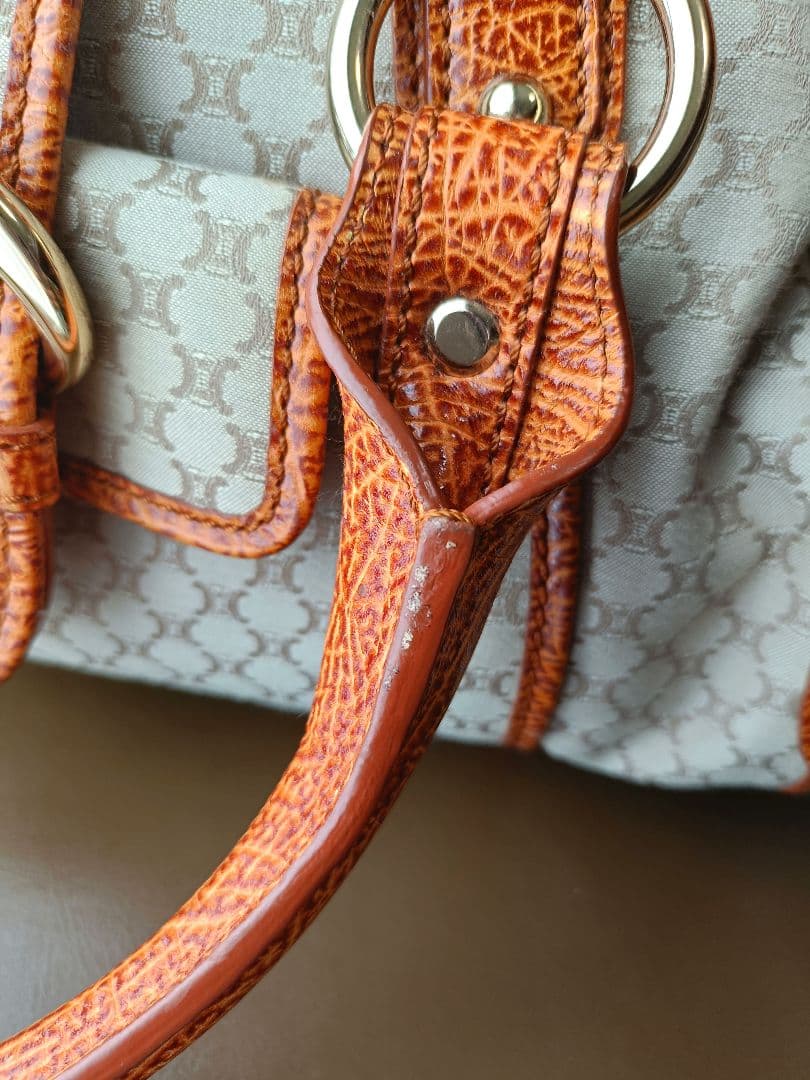 CELINE セリーヌ マカダム バッグ ヴィンテージ ミニボストン 正規品