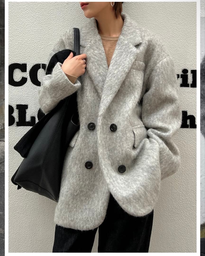 ジプソフィア　gypsophila オーバーサイズシャギーコート　コート