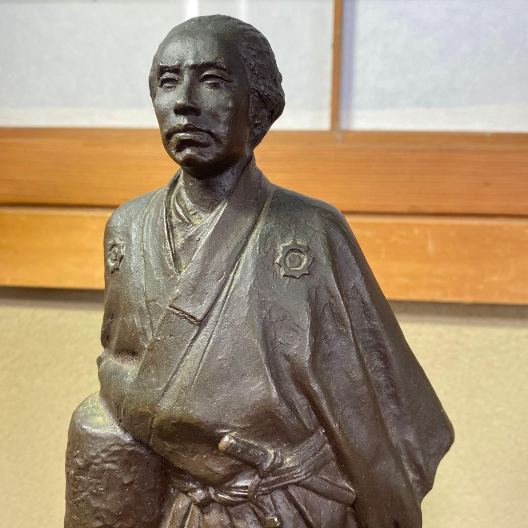 専用　喜多敏勝作　銅器　坂本龍馬像　31cm9cm12.5acm