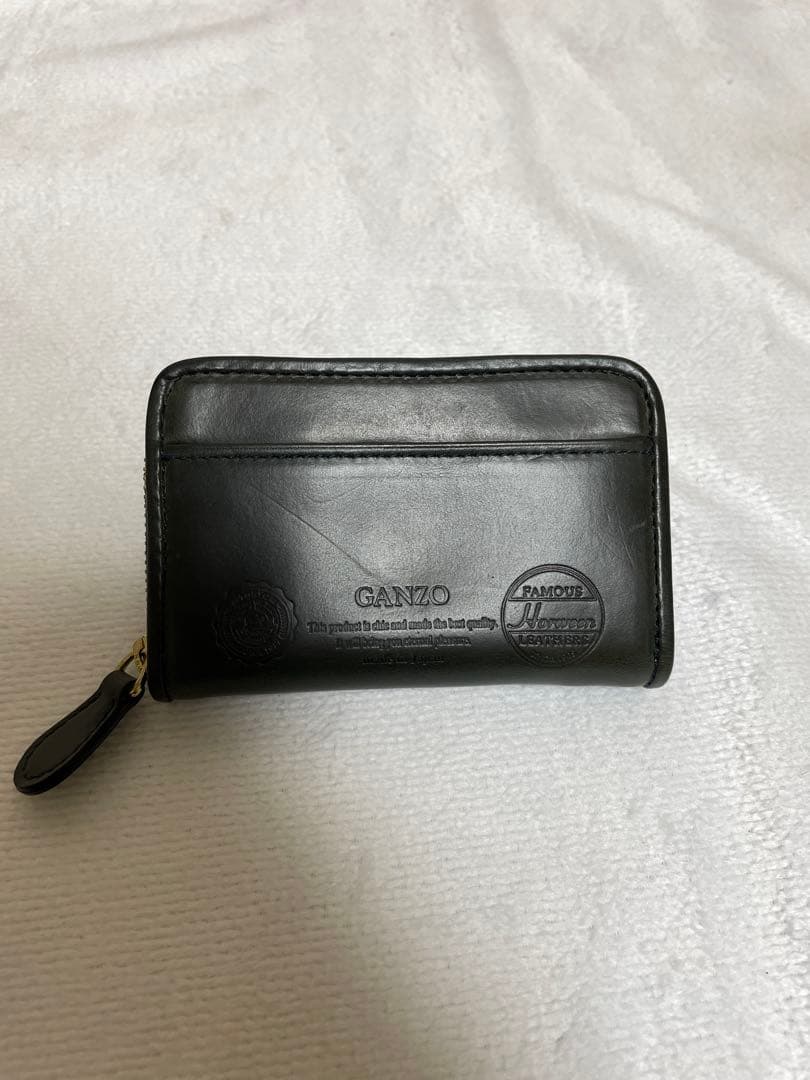 GANZO ガンゾ GH5 ラウンドファスナー 小銭入れ ケース ネイビー