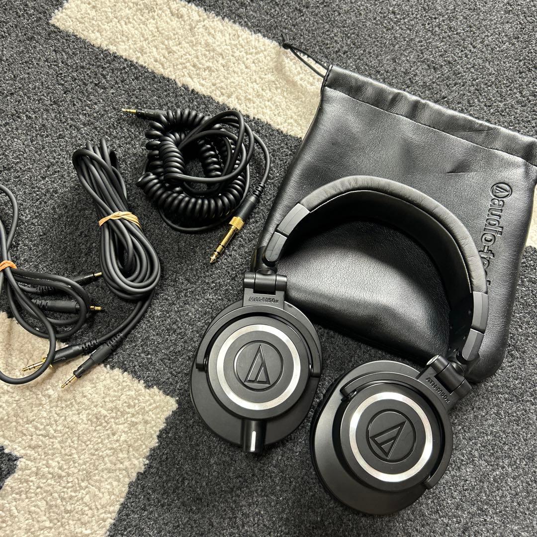 【動作確認済】Audio-Technica M50x ブラック