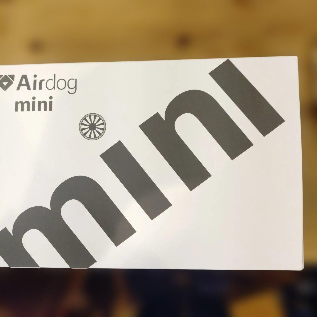 Airdog mini 空気清浄機 格安 の為 箱に直接伝票を貼る。