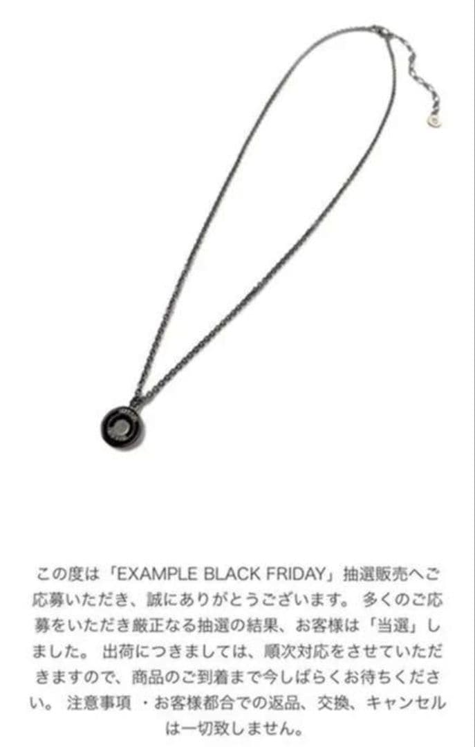 EXAMPLE エグザンプル GARNI ガルニ コラボネックレス