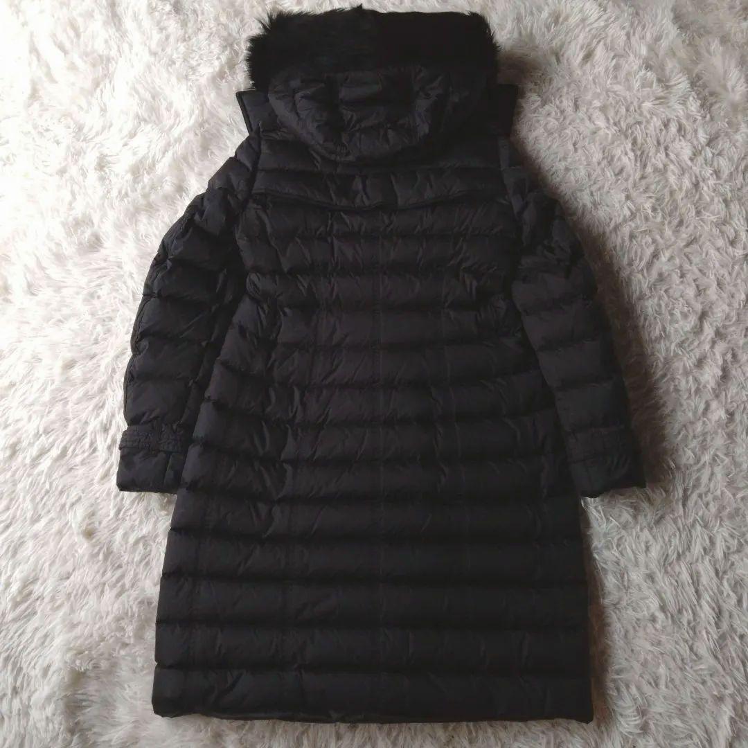 未使用タグ付✨バーバリー　ノバチェックフード　ダウンコート　リアルファー