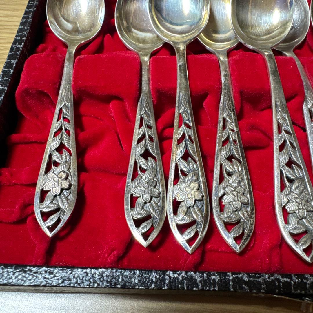 スプーン9本　シルバー950など 銀　総重量155g