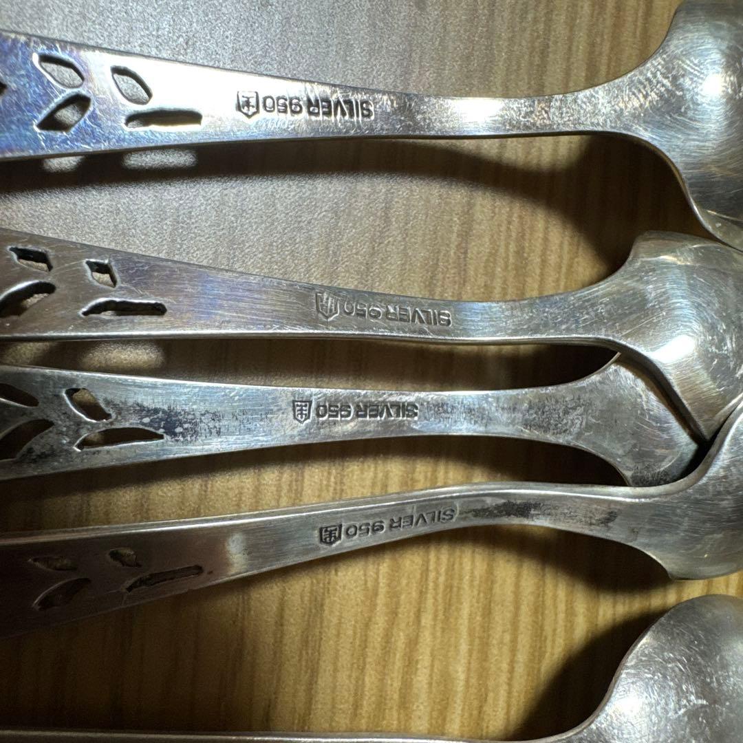 スプーン9本　シルバー950など 銀　総重量155g