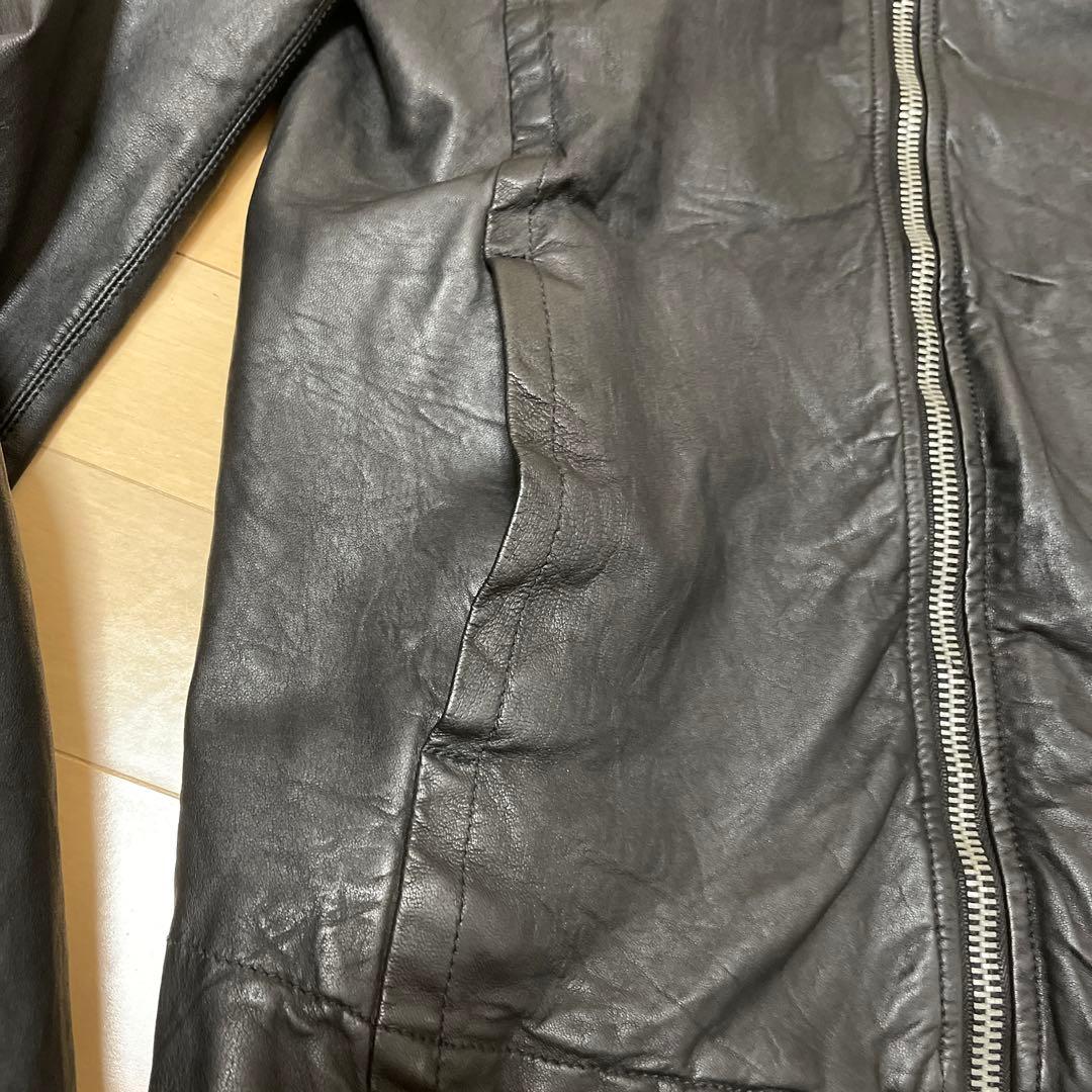 Rick Owens リックオウエンス　レザージャケット　ラムレザー