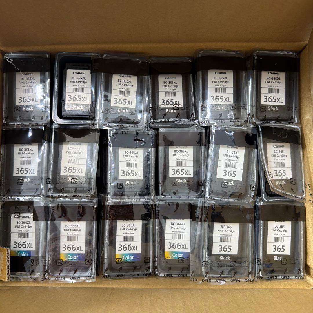 使用済Canon純正インクカートリッジ72個