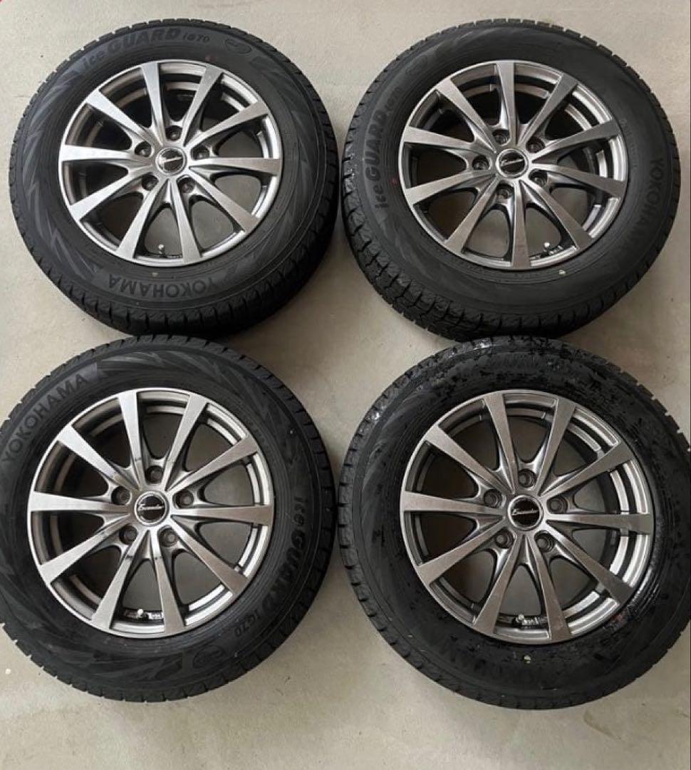 美品Yokohama 15インチ スタッドレスホイールセット4本