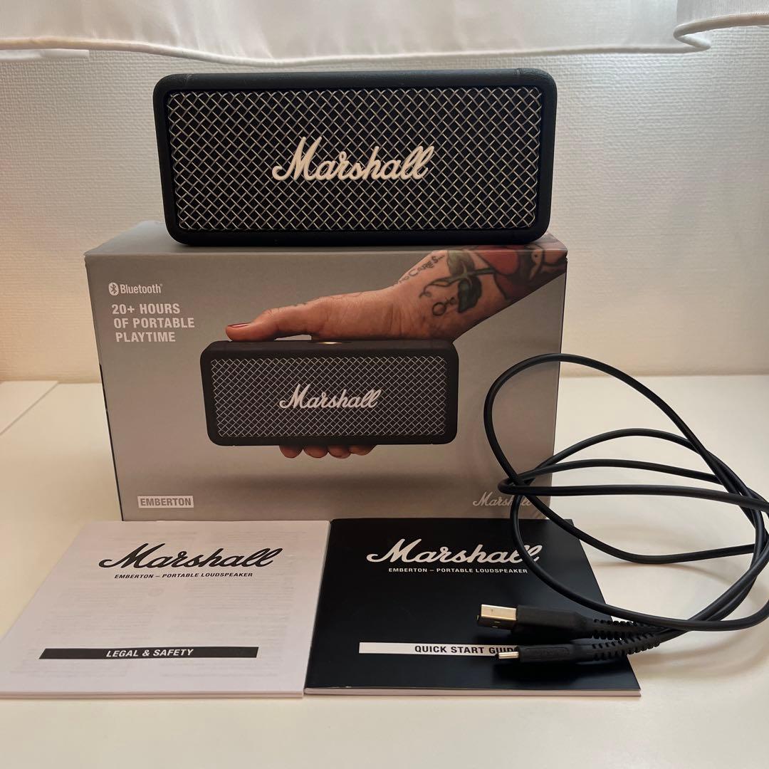 【ジャンク品】Marshall Emberton ポータブルワイヤレススピーカー