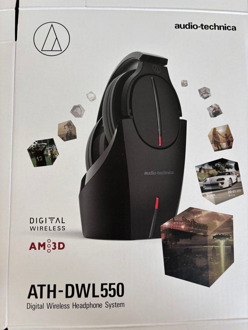 【未使用に近い】ワイヤレスヘッドホン　オーディオテクニカATH-DWL550