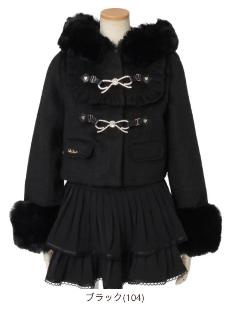 リズリサビジューリボンショートフードコート