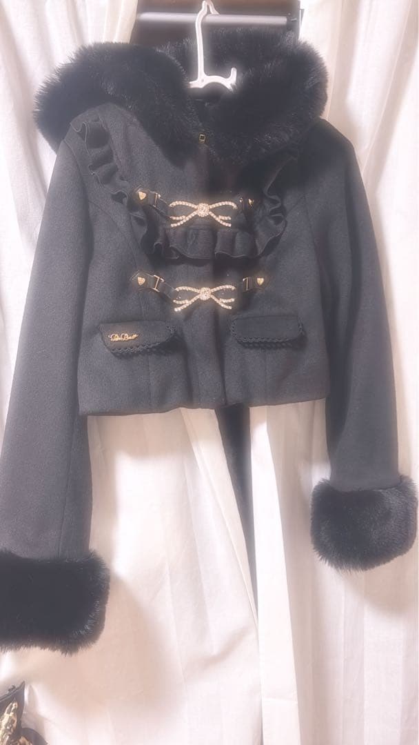 リズリサビジューリボンショートフードコート