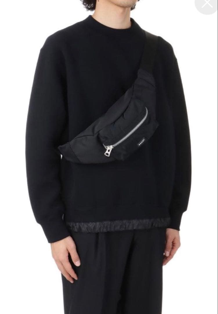s*6様 sacai Pocket Bum Bag ブラック