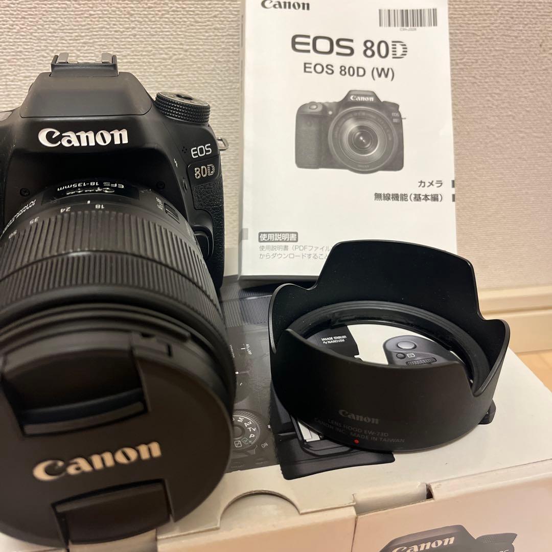 (中古品)EOS 80D EF-S18-135 IS USM レンズキット