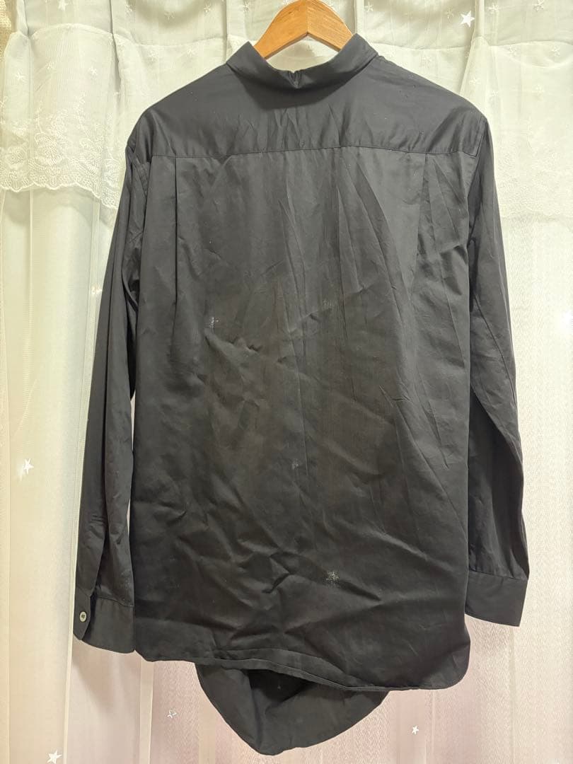 コムデギャルソンオムプリュス　20aw カットオフレイヤードシャツ