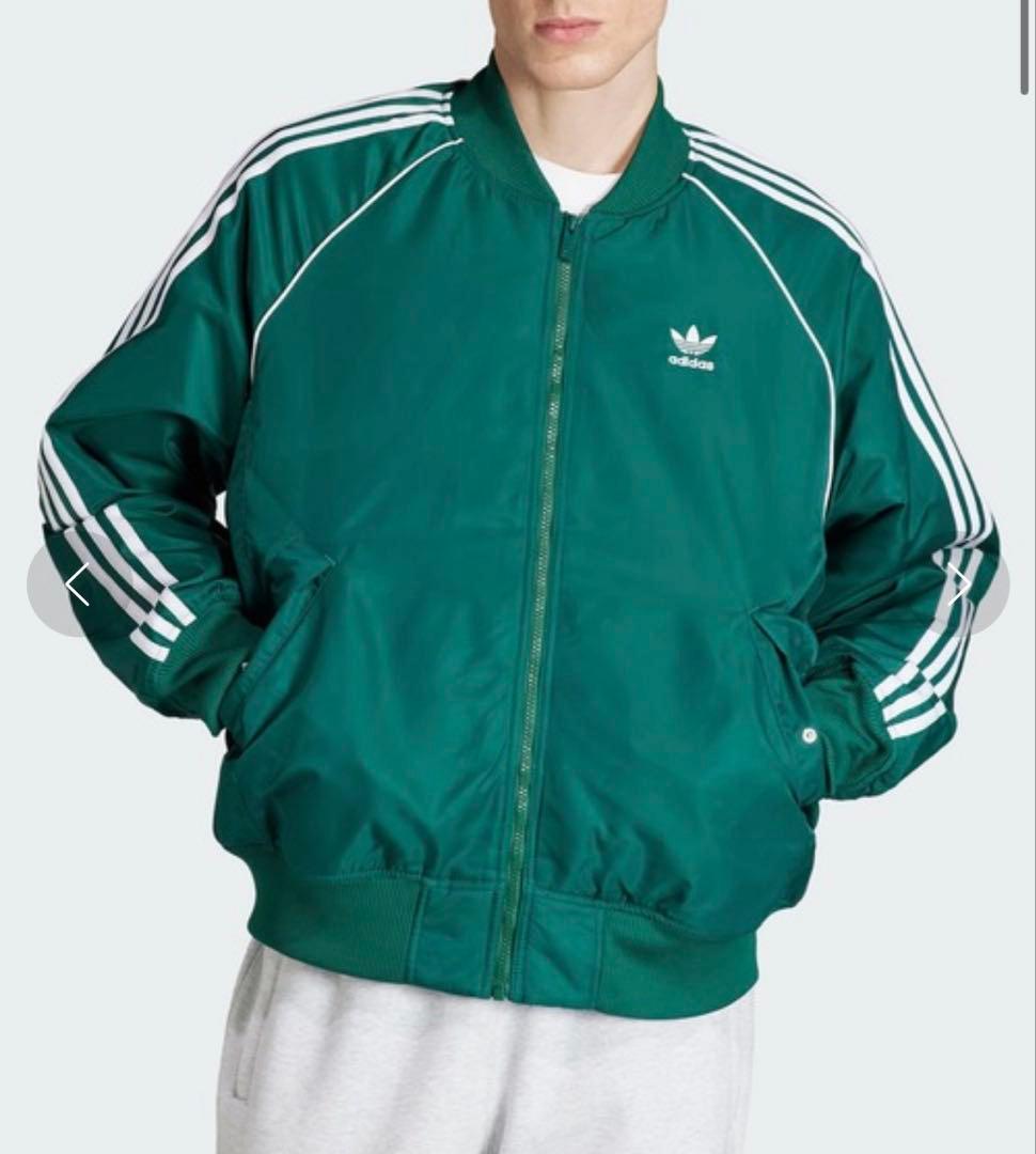 adidas グリーン ジャケット　カレッジ　グリーン