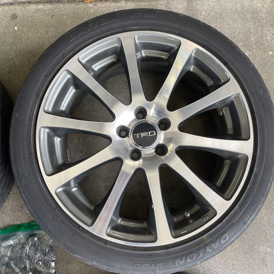 TRD 17インチ ホイールセット　プリウス