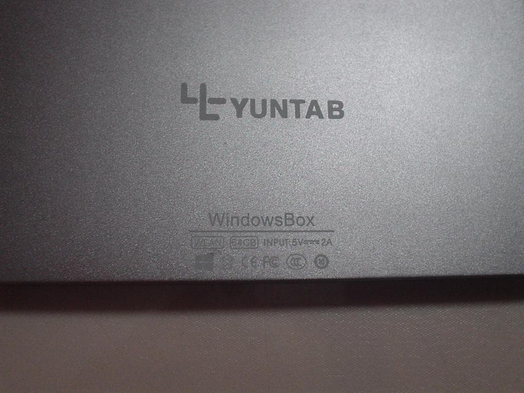 稀少YUNTAB ミニPC 2GB 64GB Win10 バッテリー内蔵