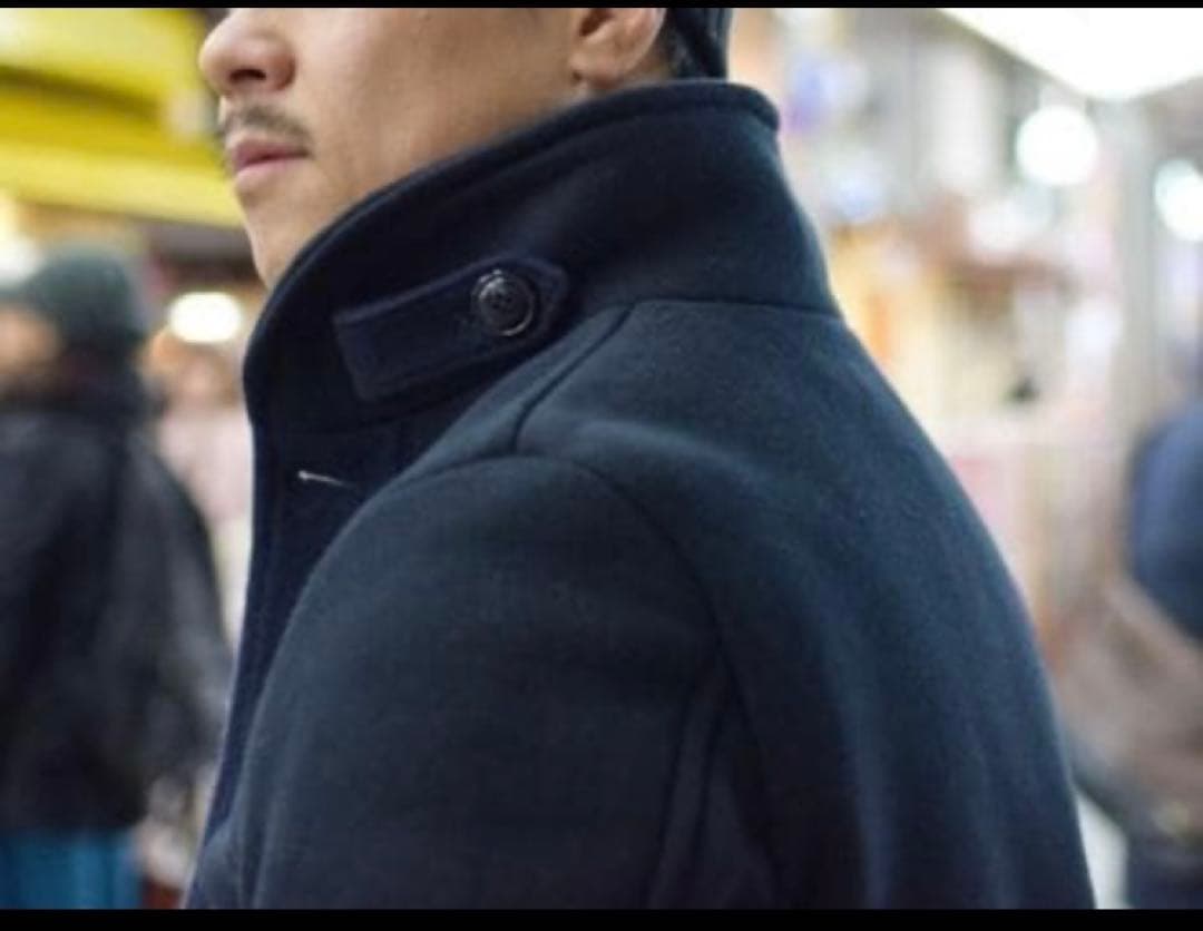 （値下げ）BLUE BLUE JAPAN ネイビー へビースウェットジャケット