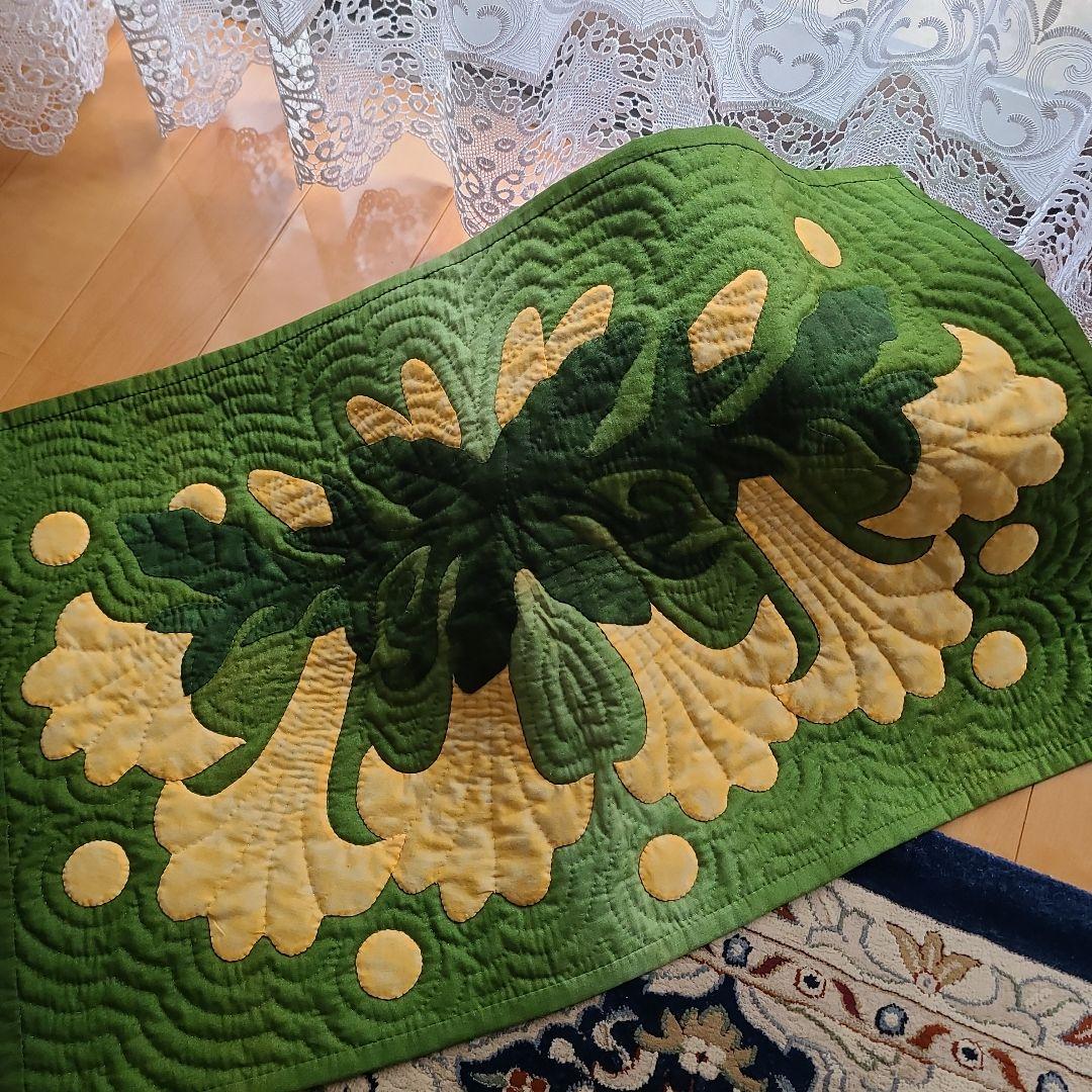 Juliette　ハワイアンキルト　タペストリー　エンジェルトランペット