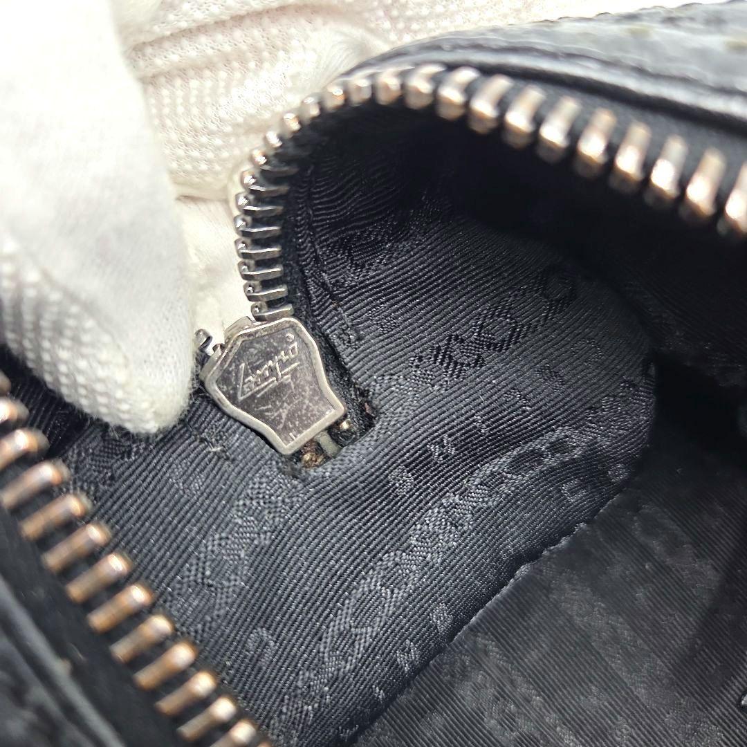 CELINE ミニボストンバッグ トリオンフ レザー 黒 Y2K