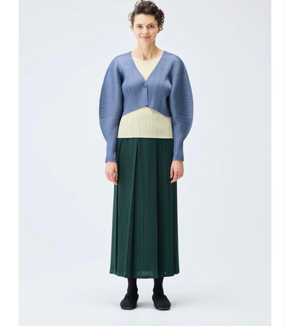 【新品未使用】PLEATS PLEASE ショート丈カーディガン