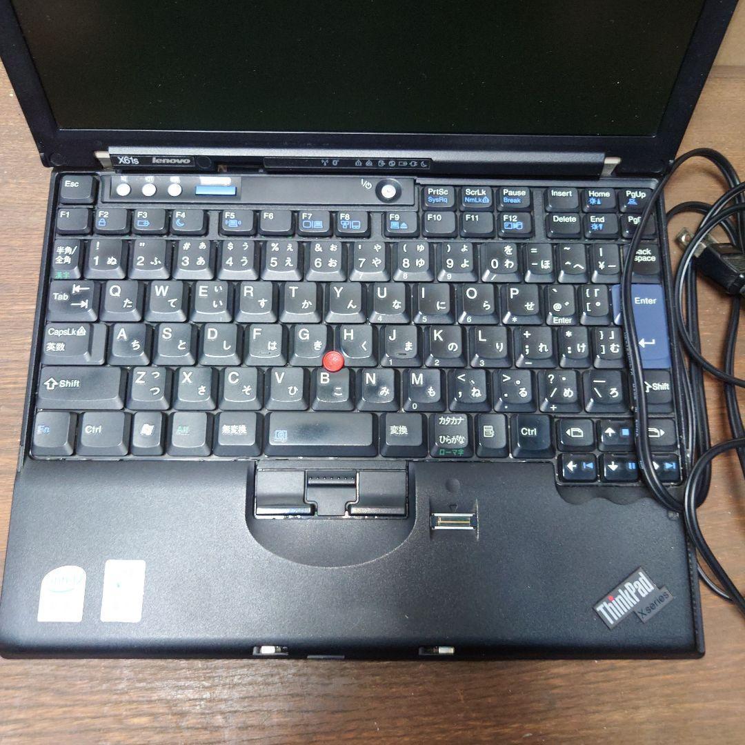IBM ThinkPad x61s ノートPC ACアダプター付き