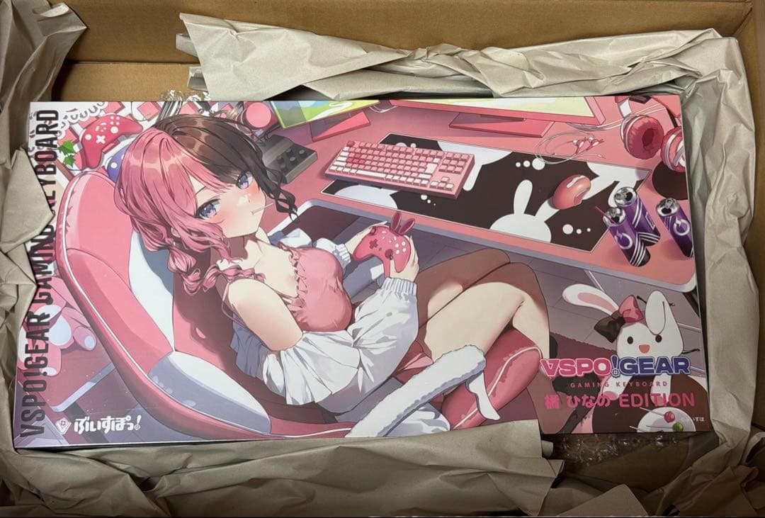 VSPO! GEAR ゲーミングキーボード　橘ひなの
