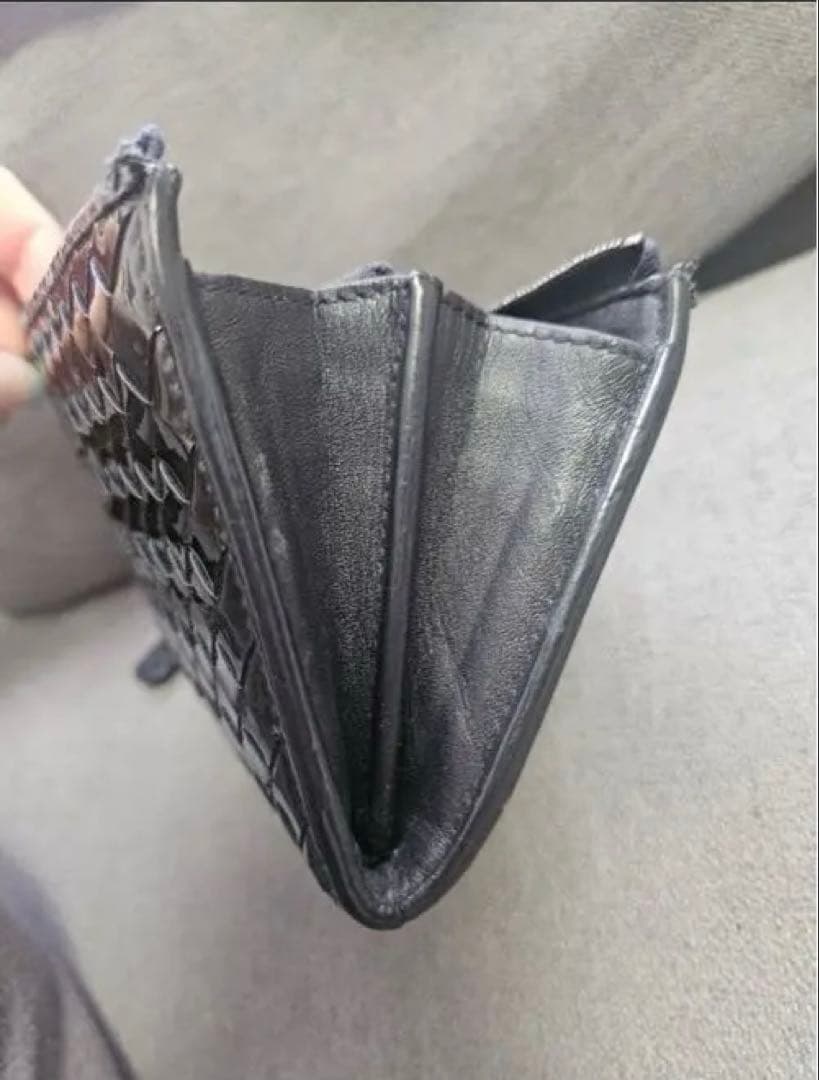 BOTTEGAVENETA 長財布 希少エナメル蛇革 送料込み