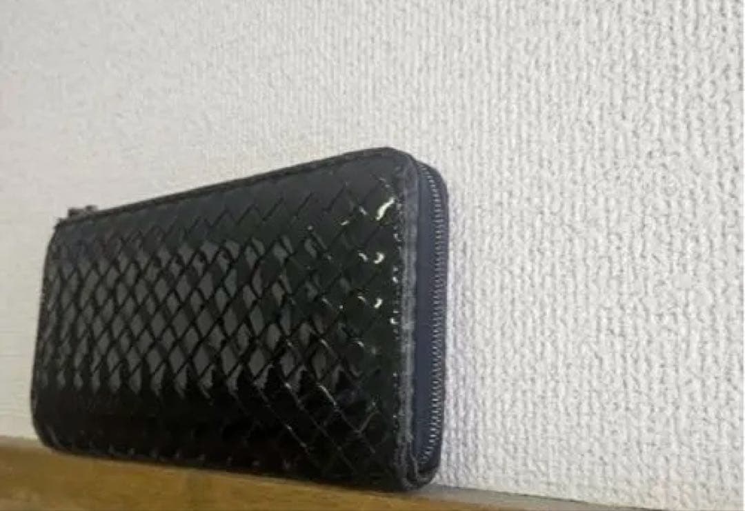BOTTEGAVENETA 長財布 希少エナメル蛇革 送料込み
