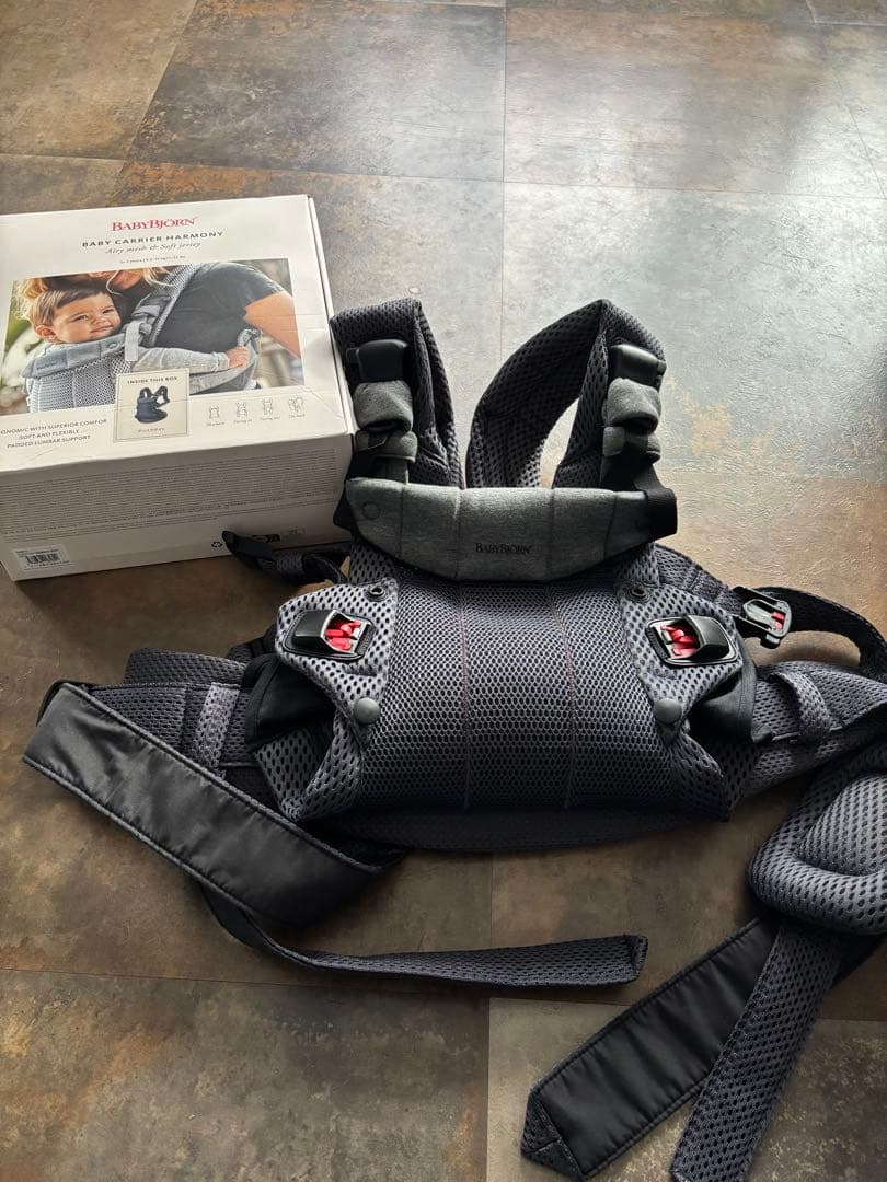 BABYBJORN ベビーキャリア HARMONY メッシュ（アンスラサイト）