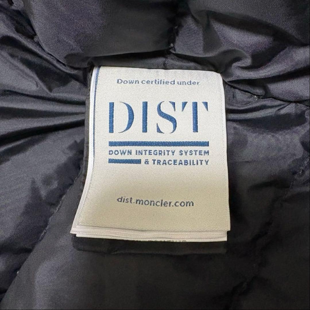 【極美品】モンクレール　ブラベット　フォックスファーダウン　ブラック　0