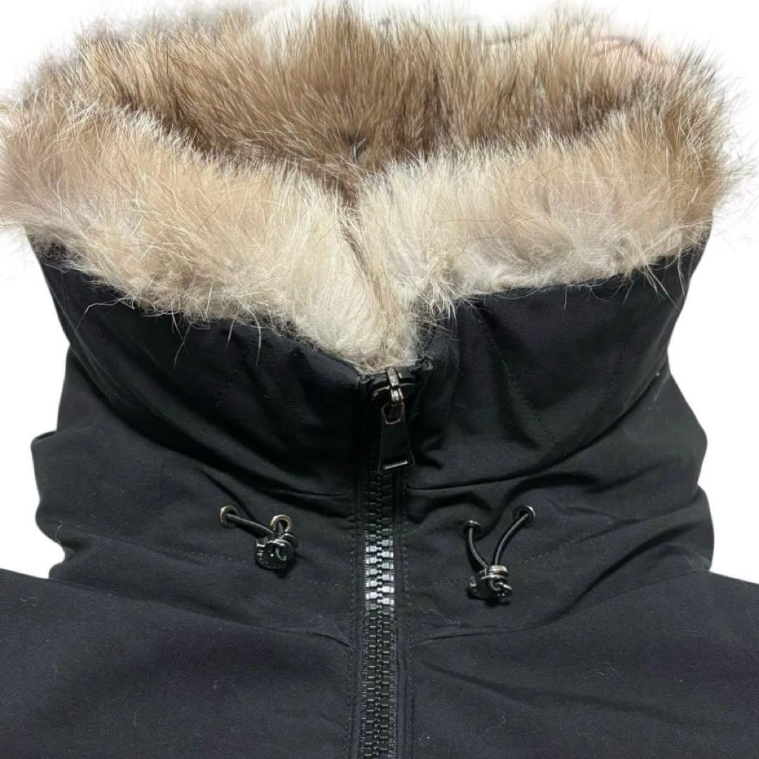 【極美品】モンクレール　ブラベット　フォックスファーダウン　ブラック　0