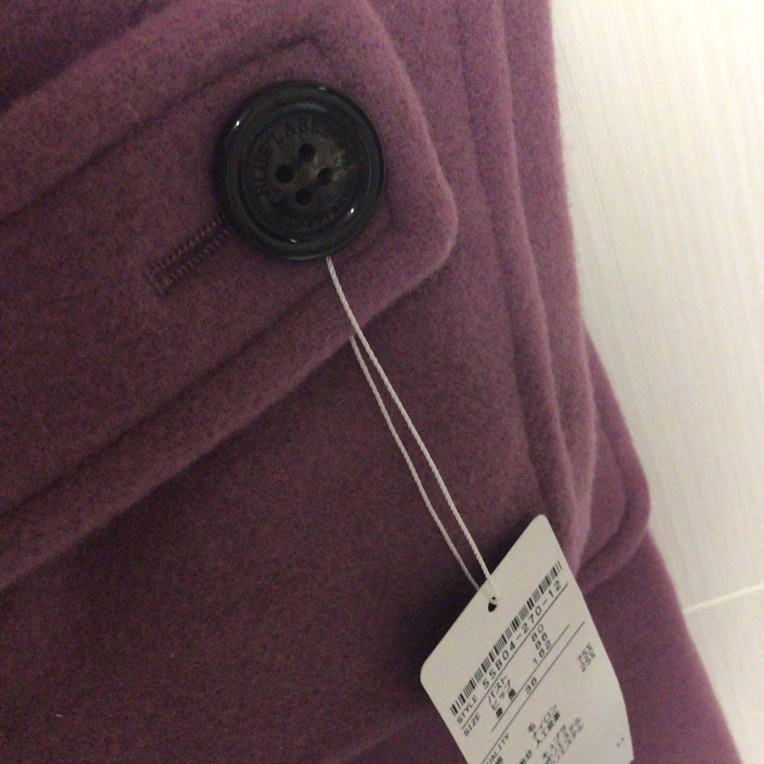 美品❤️ブルーレーベルクレストブリッジ　メルトンダッフルロングコート未使用タグ付