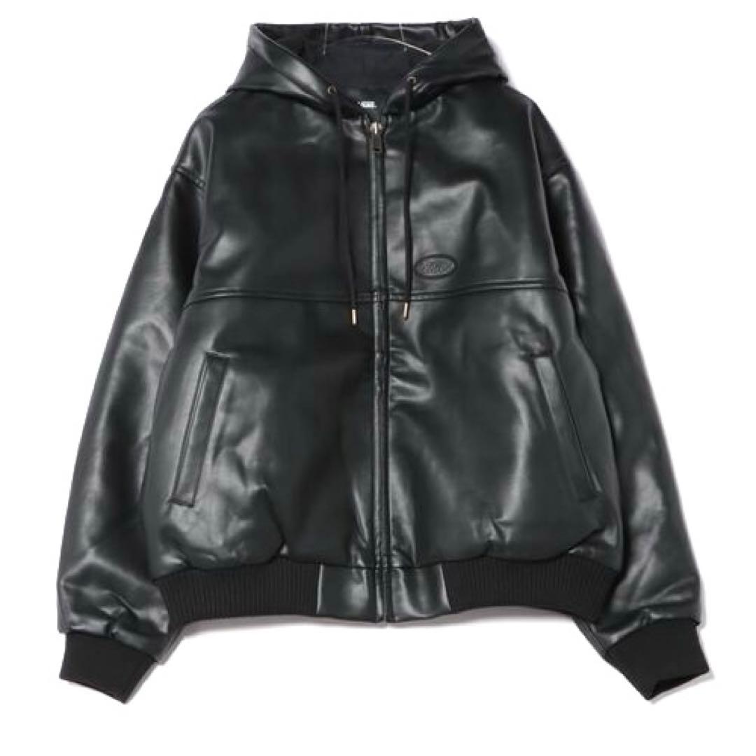 VANS Fake Leather Work Jacket BLACK Mサイズ