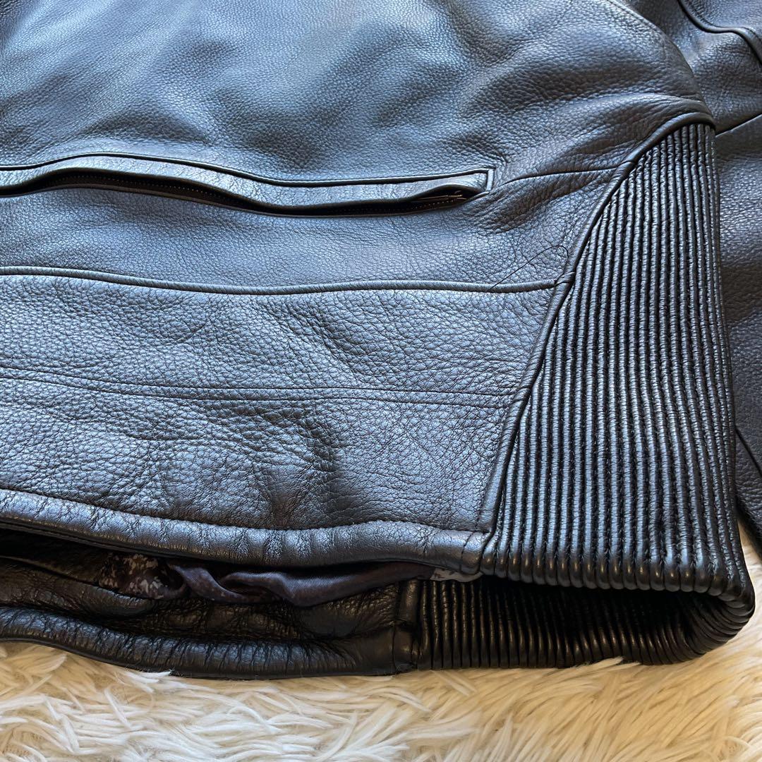 大きいサイズ✨ハーレーダビッドソン　レザージャケット　シングルライダース　XL