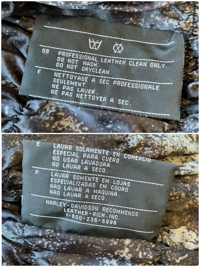 大きいサイズ✨ハーレーダビッドソン　レザージャケット　シングルライダース　XL