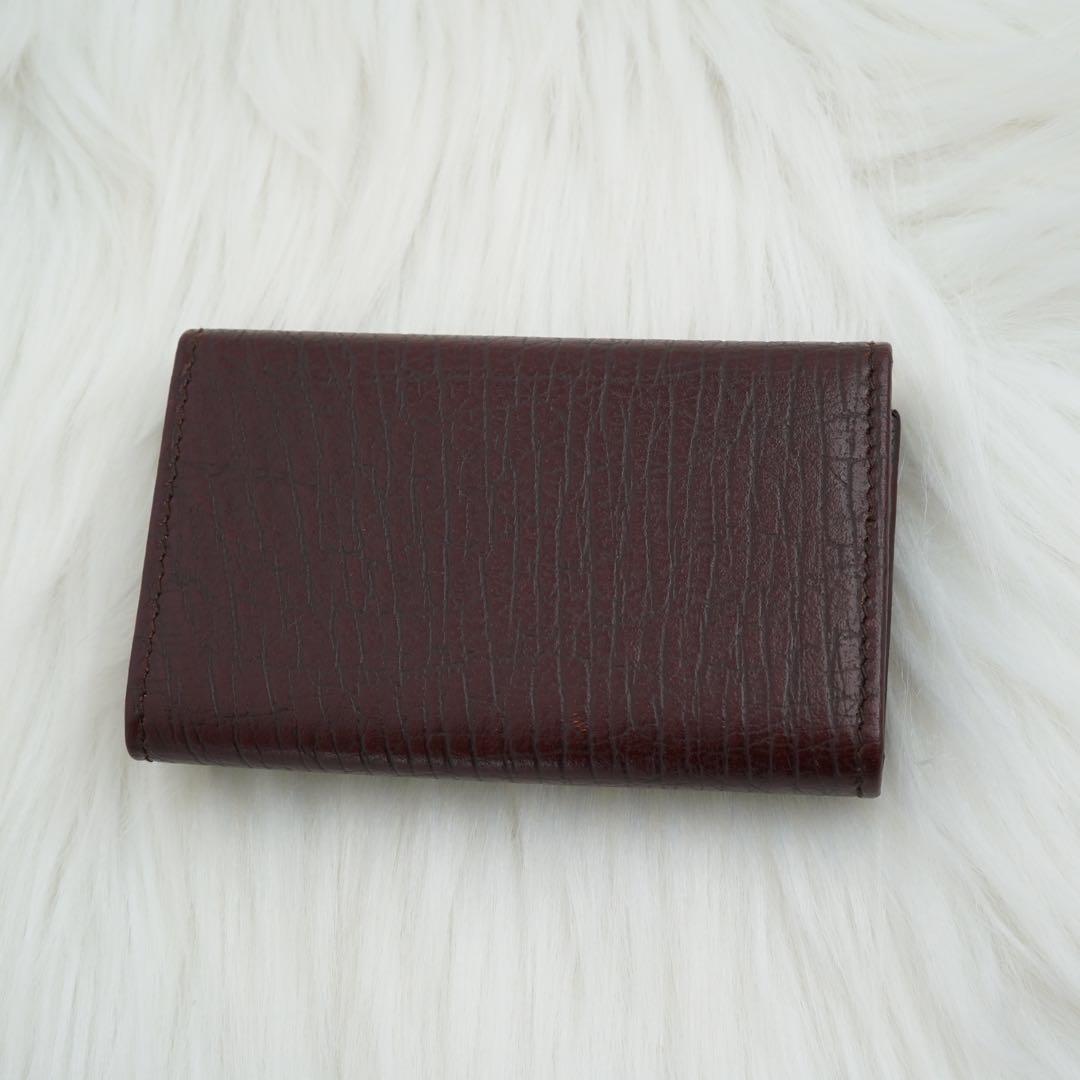 未使用品　GUCCI グッチ　キーケース　レザー　GG柄　マーモント　ブラウン