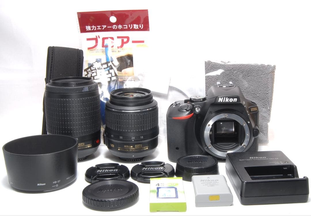 初心者おすすめ✨️Nikon D5500 ダブルレンズ Wi-Fi転送機能付き