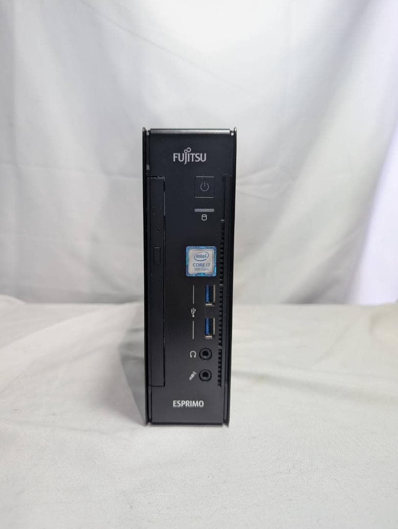 コンパクトPC 富士通 第9世代 i7-9700 メモリ16GB SSD+HDD