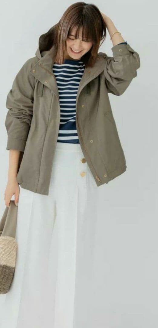 23区　ミリタリージャケット　マウンテンパーカー　オリーブ