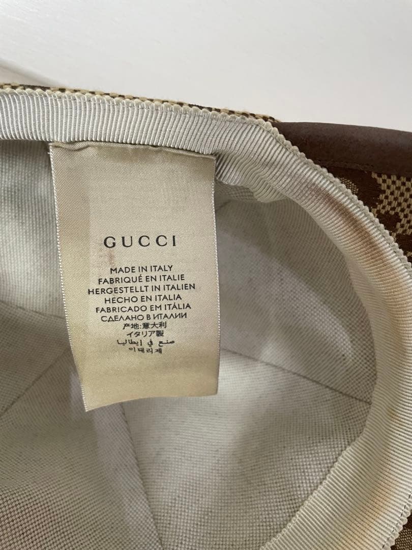 GUCCI GGパターン キャップ　サイズS（56）