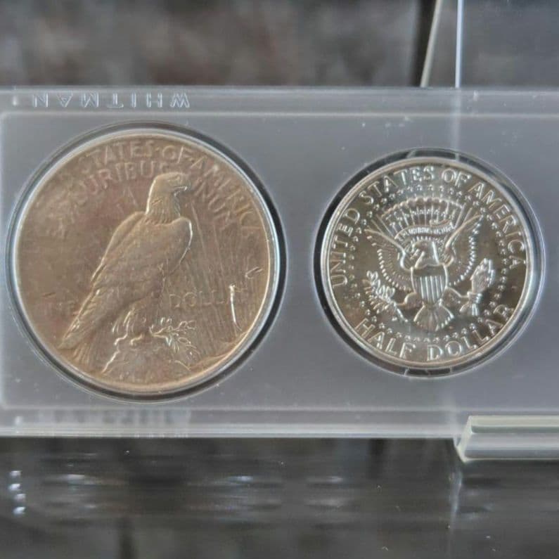 アメリカ6種 旧硬貨 ケース付