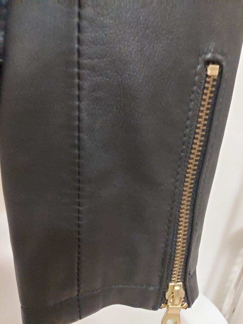 美品!！A PUPIL ラムレザーライダースジャケット